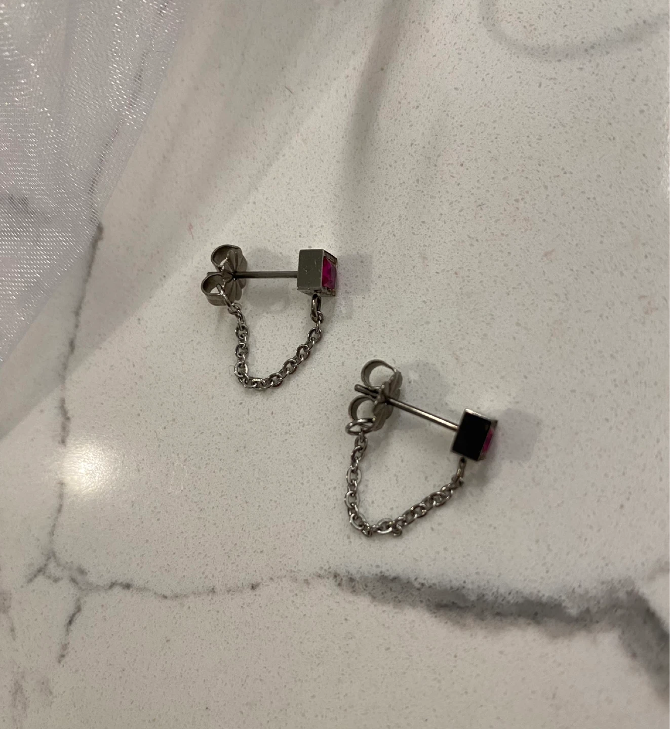 Tini Lux pure titanium earrings