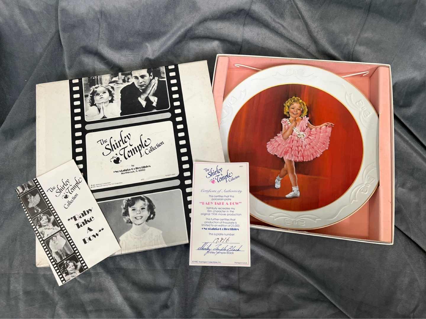 Shirley Temple collector plate
