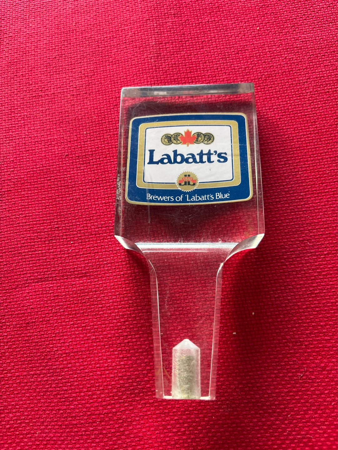 Labatt's Brewers of Labatt's Blue Beer Tap Handle - photo 3