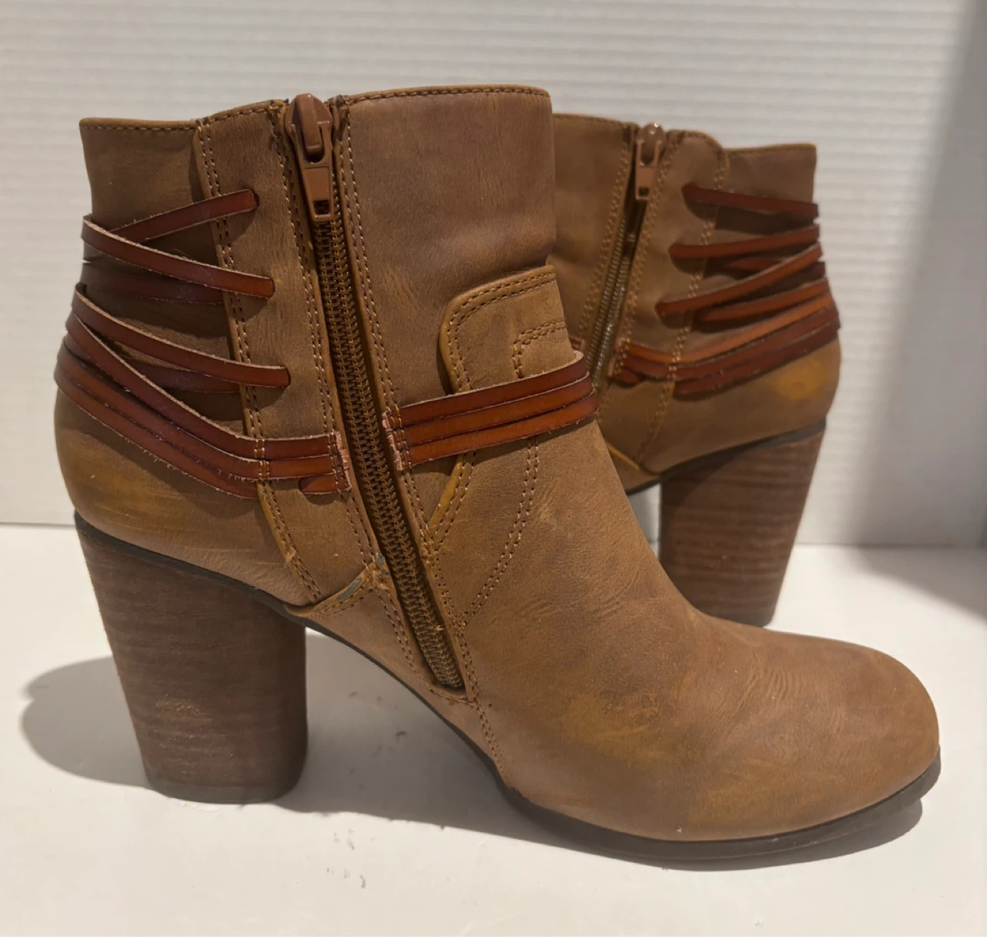 Brown "Denice 86" Ankle Boots