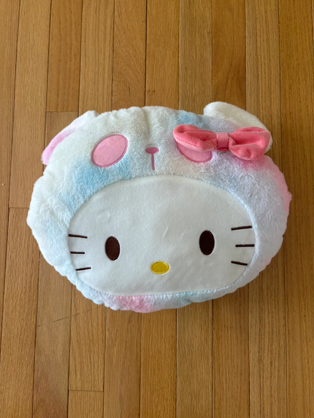Hello Kitty Plush Pillow with Pink Bow