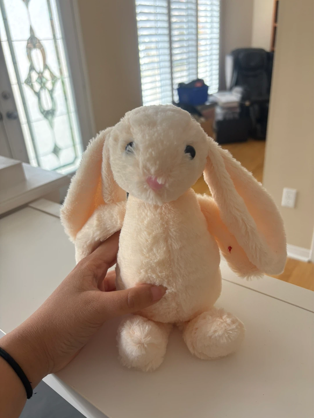 Cream Bunny Plush Toy