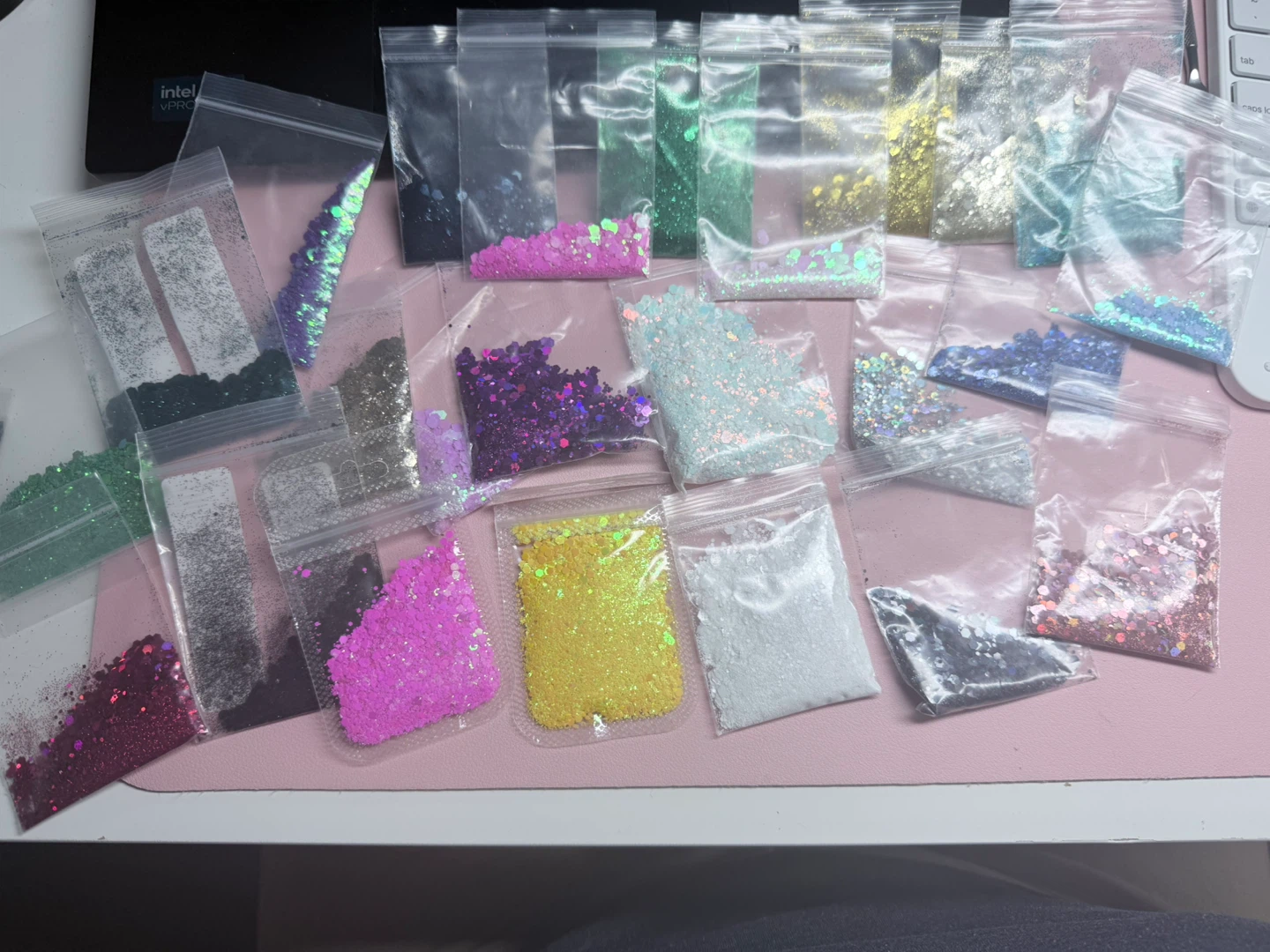 Assorted Glitter Bags