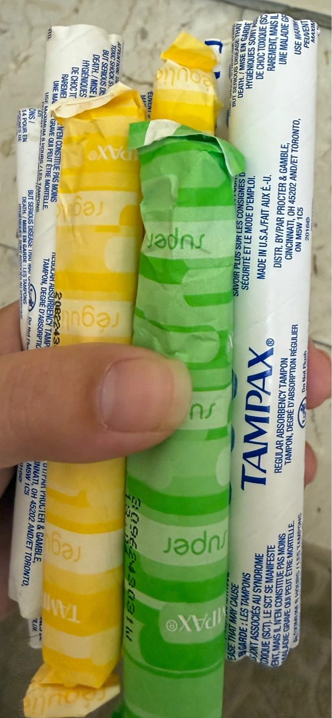 👌Tampax Regular & Super Tampons – Wrapped👌