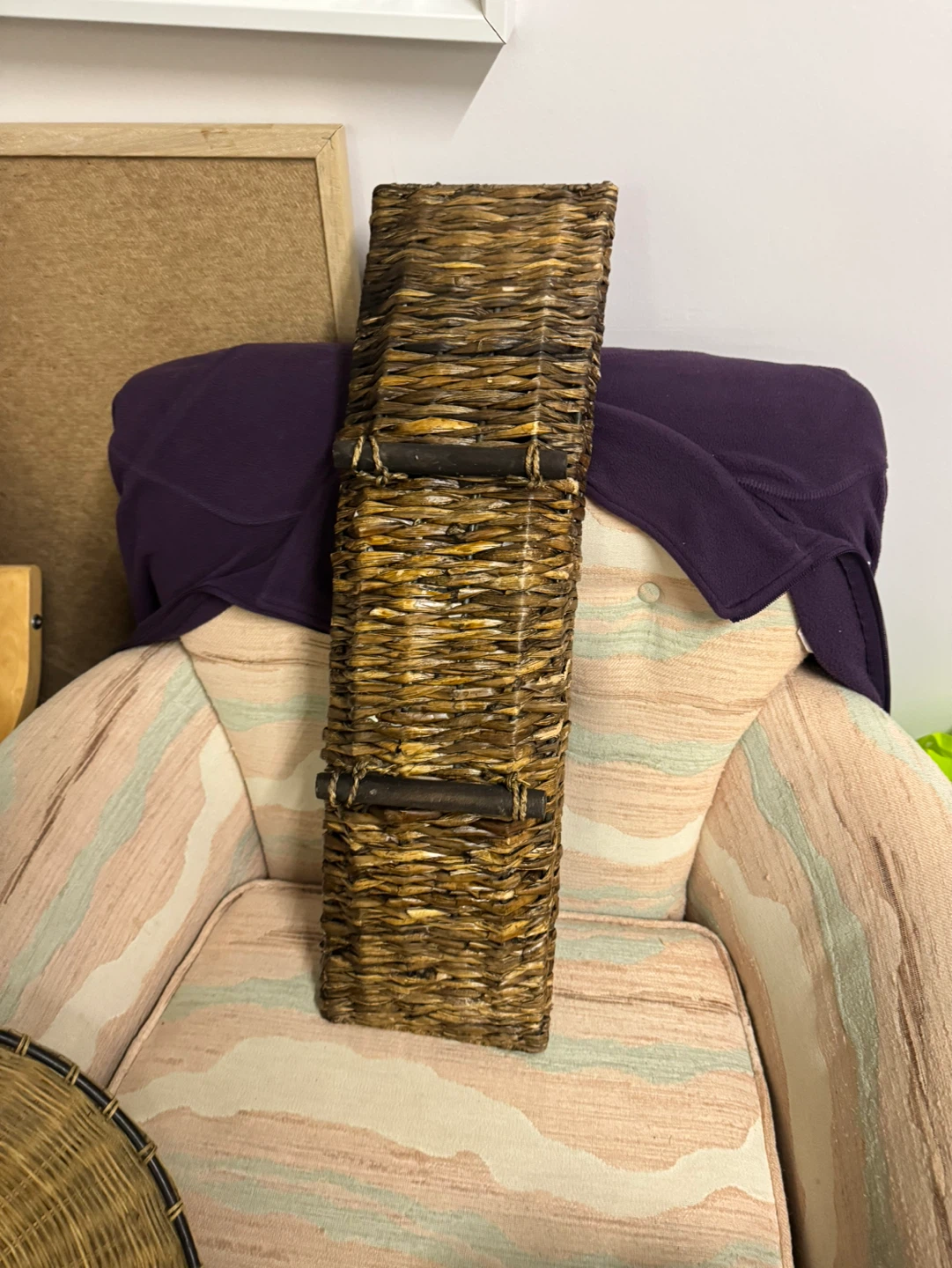 Wicker Baskets and Tray Set - photo 4