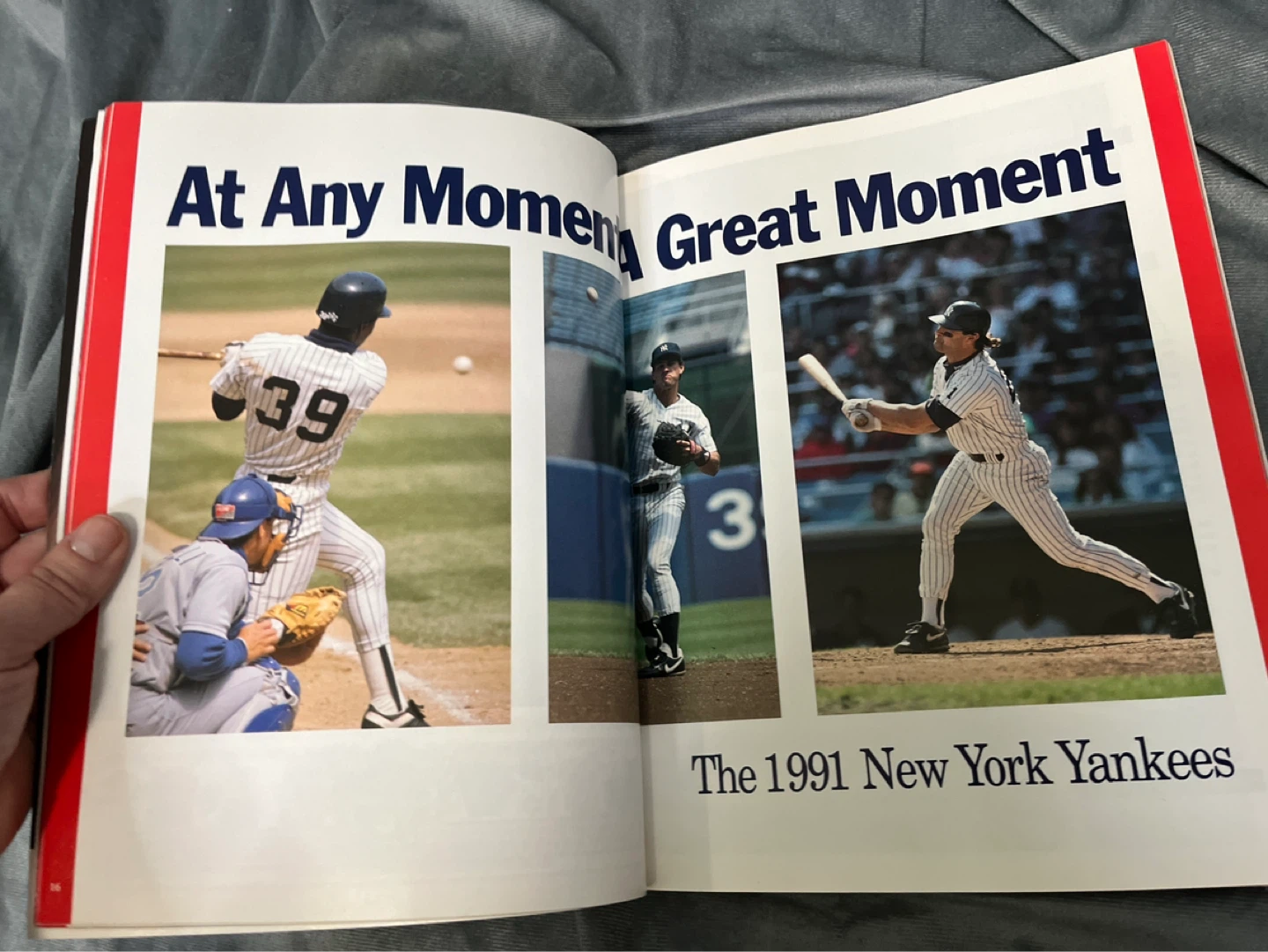 1991 New York Yankees official yearbook MLB - photo 4