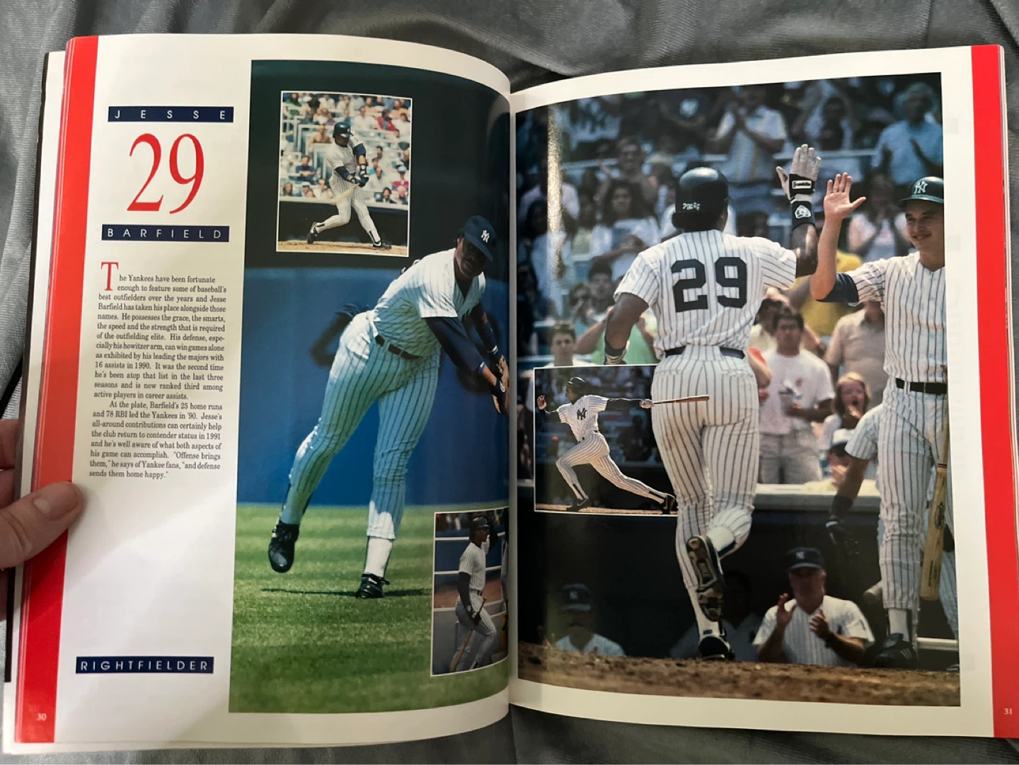 1991 New York Yankees official yearbook MLB - photo 5