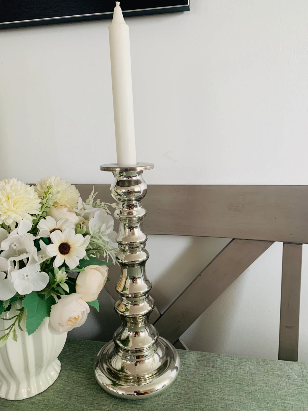 Elegant Home Decor Set – Candle Holders + Floral Vase - photo 2