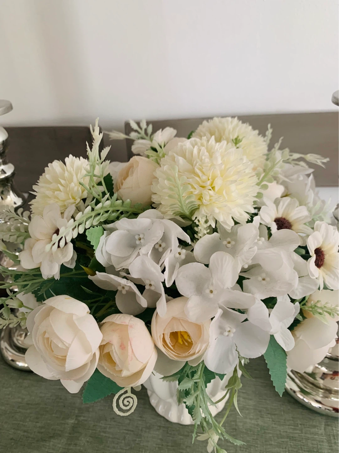 Elegant Home Decor Set – Candle Holders + Floral Vase - photo 4