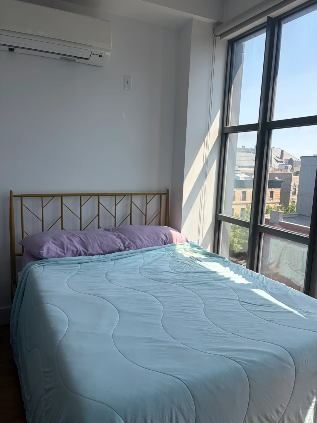 Full Gold Metal Bed Frame