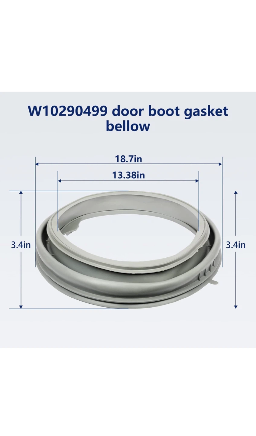 Washing Machine Door Boot Gasket Bellow W10290499 - photo 3