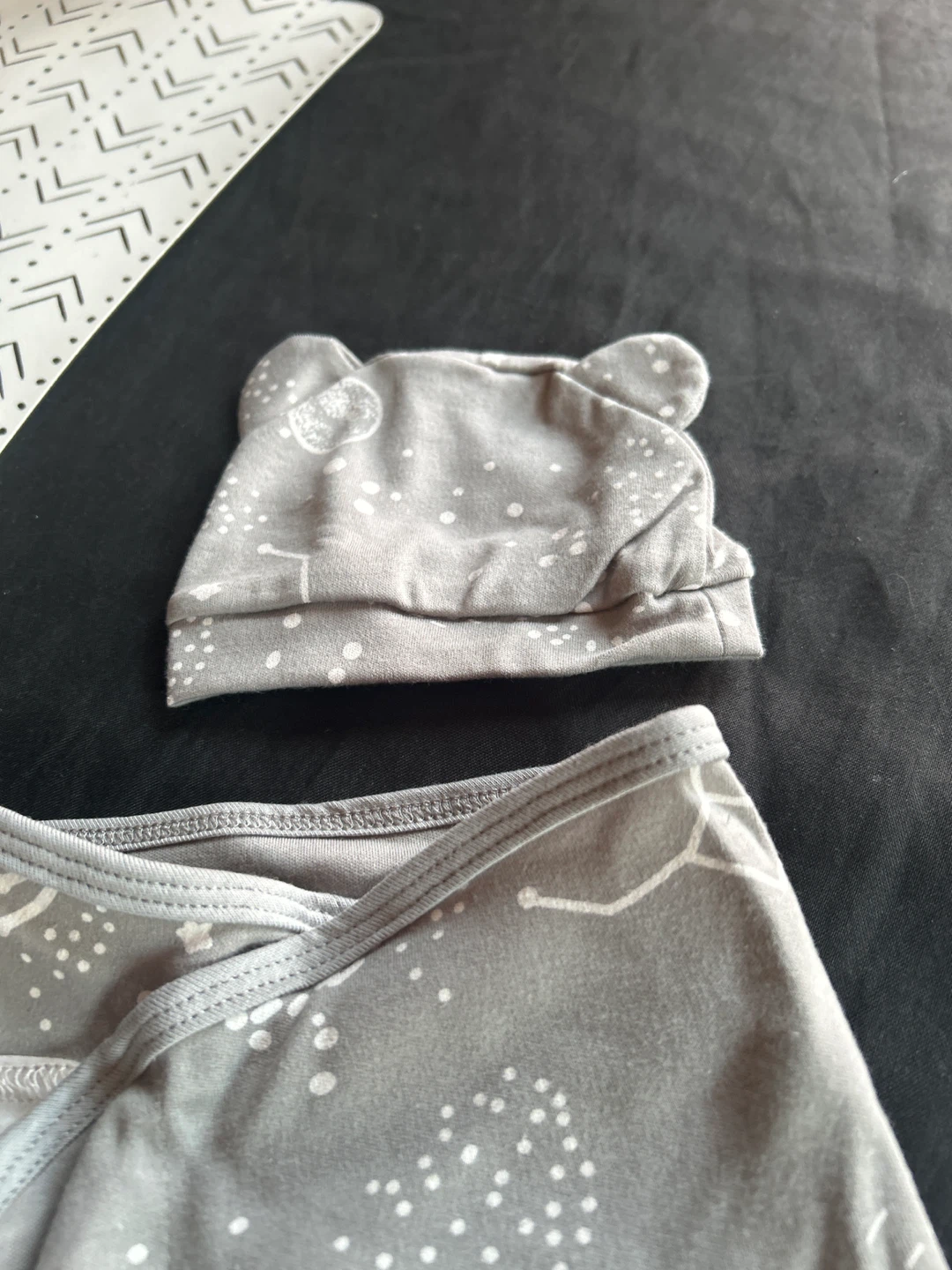 Baby Swaddle Set with Hat - photo 2