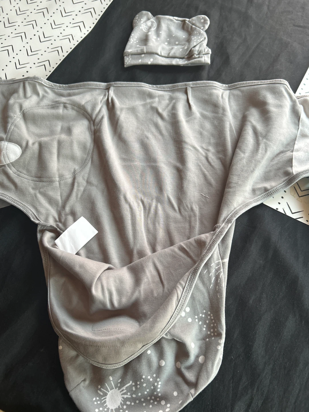 Baby Swaddle Set with Hat - photo 3
