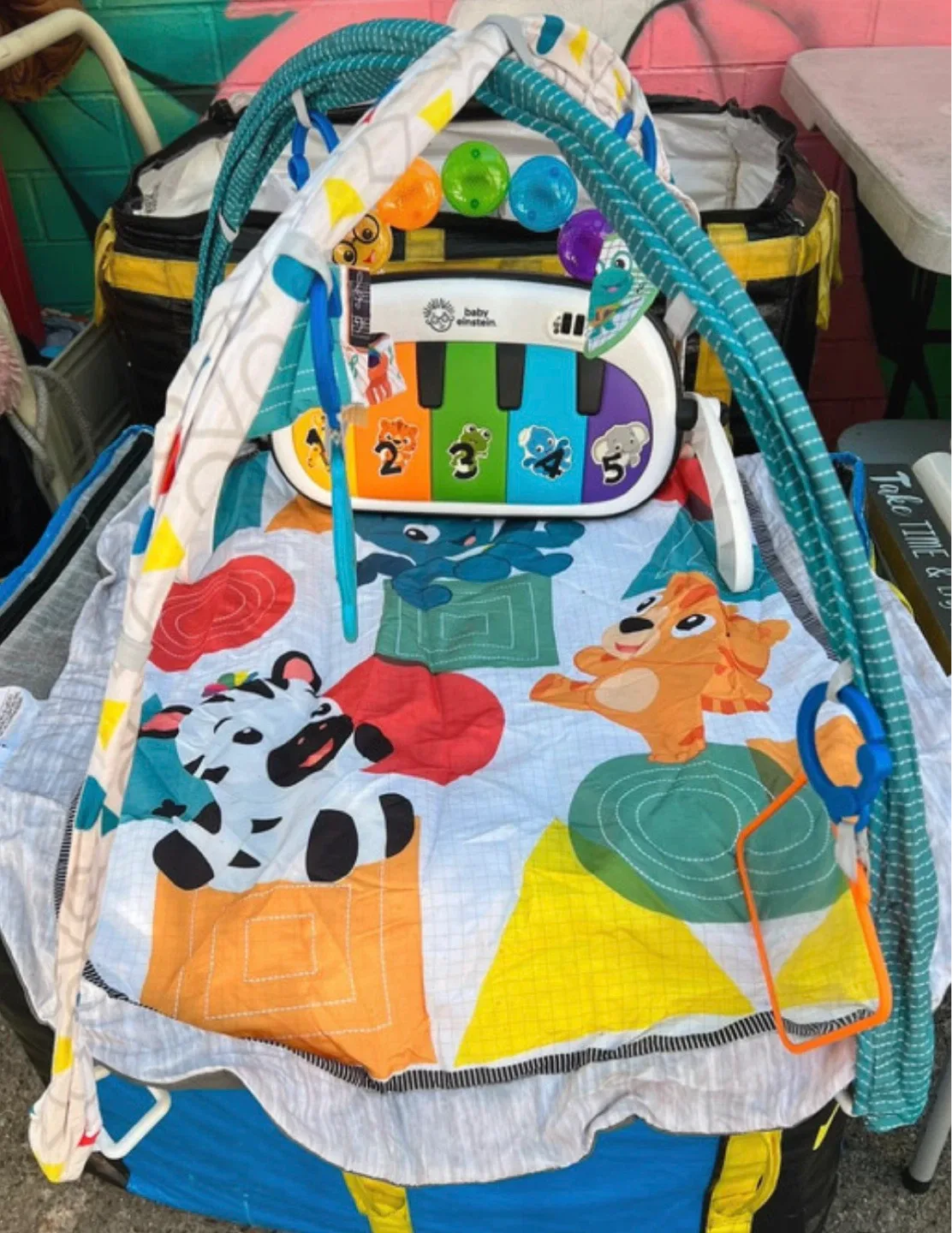 Baby Einstein Play Mat Activity Gym with Piano