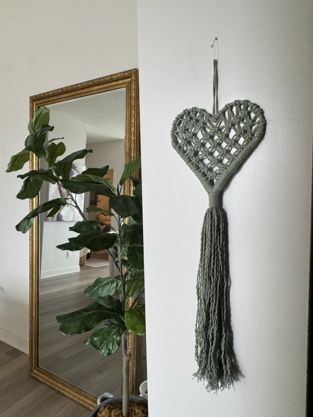 Macrame Heart Wall Hanging - photo 3