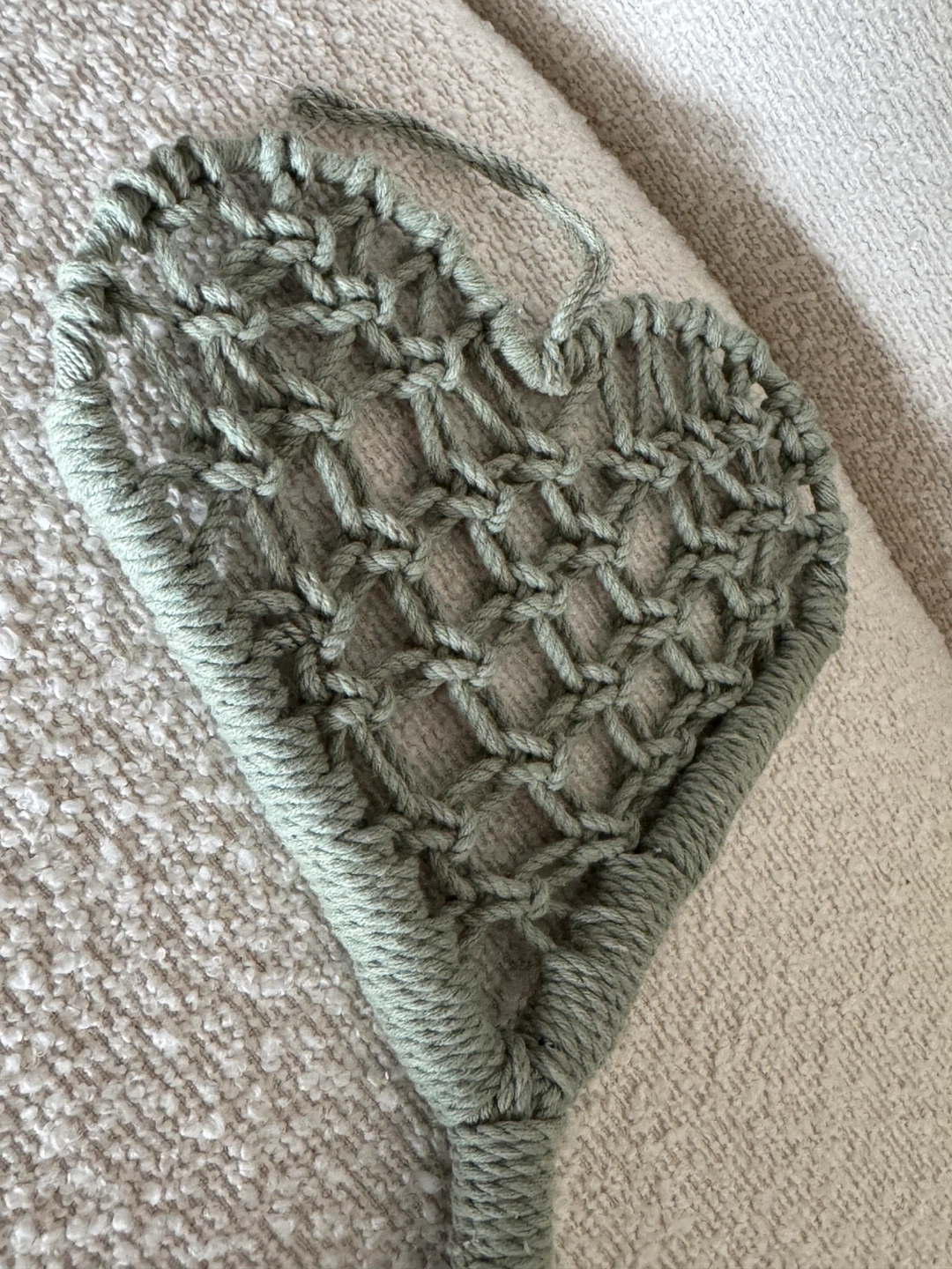 Macrame Heart Wall Hanging - photo 2