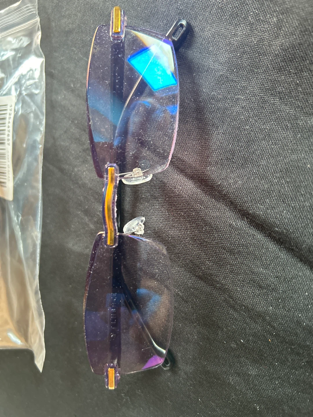 Rimless Blue Light Blocking Glasses with Case - photo 3