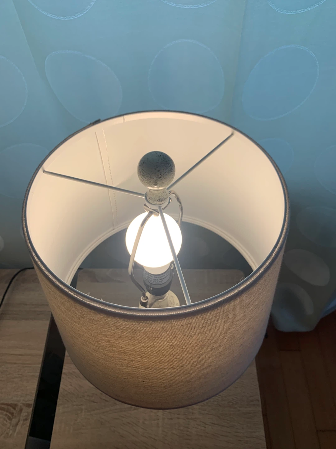 Table Lamps rustic design Set of 2 – USB Ports + Bulbs - photo 5
