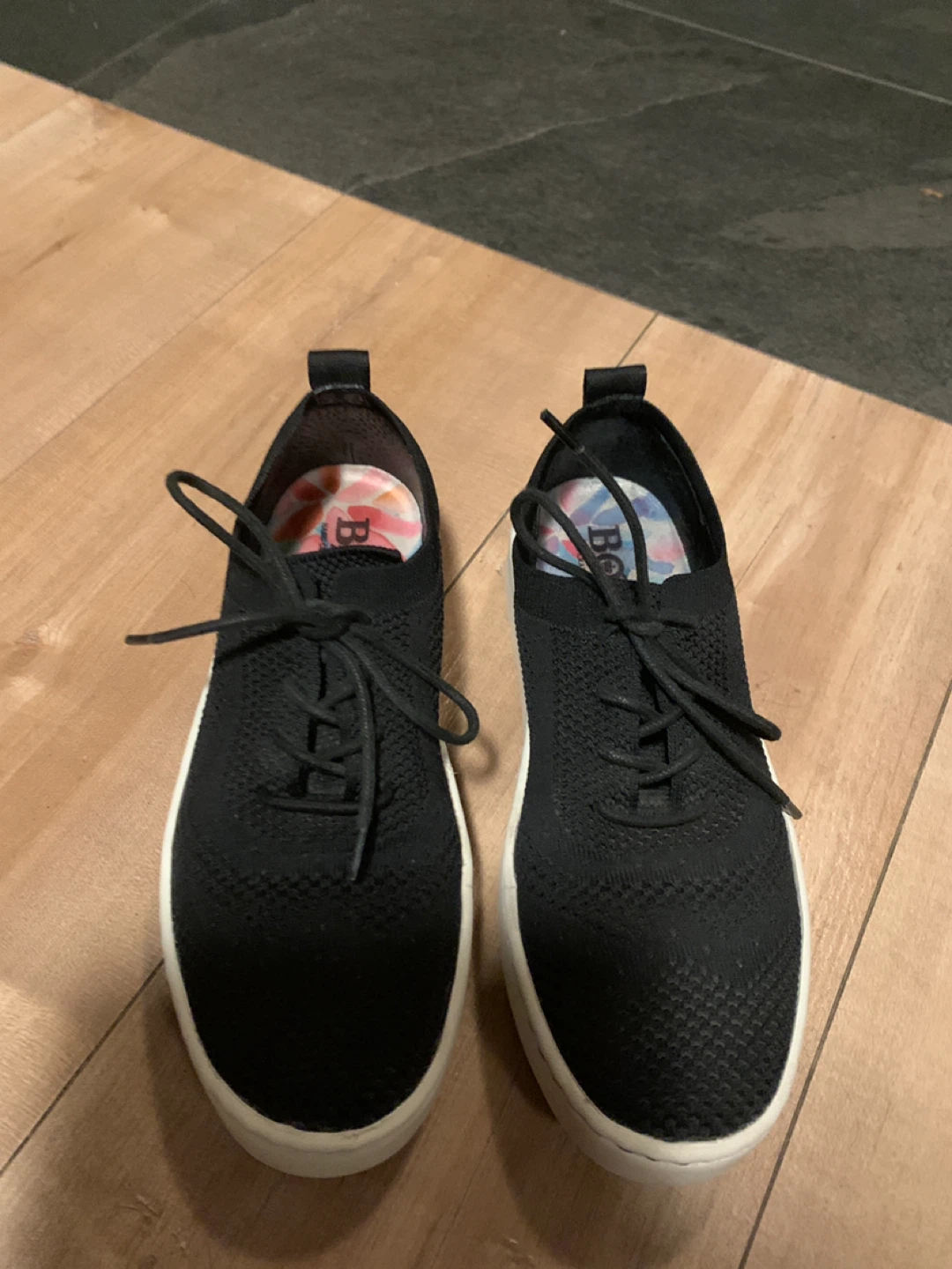 Born Black Knit Sneakers