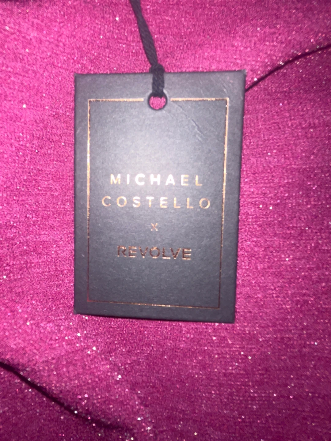 Michael Costello x Revolve Sparkly Off-the-Shoulder Dress - photo 3