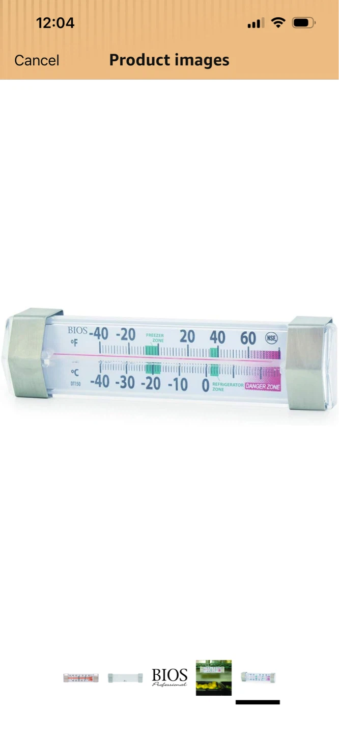 New-BIOS Premium Fridge & Freezer Thermometer - photo 3