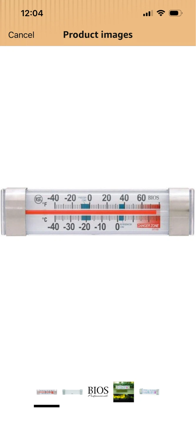 New-BIOS Premium Fridge & Freezer Thermometer - photo 4