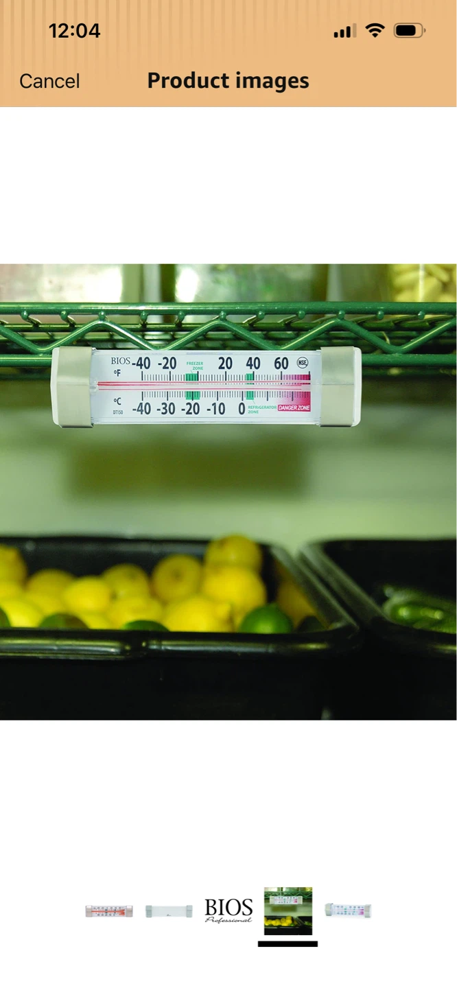 New-BIOS Premium Fridge & Freezer Thermometer - photo 2