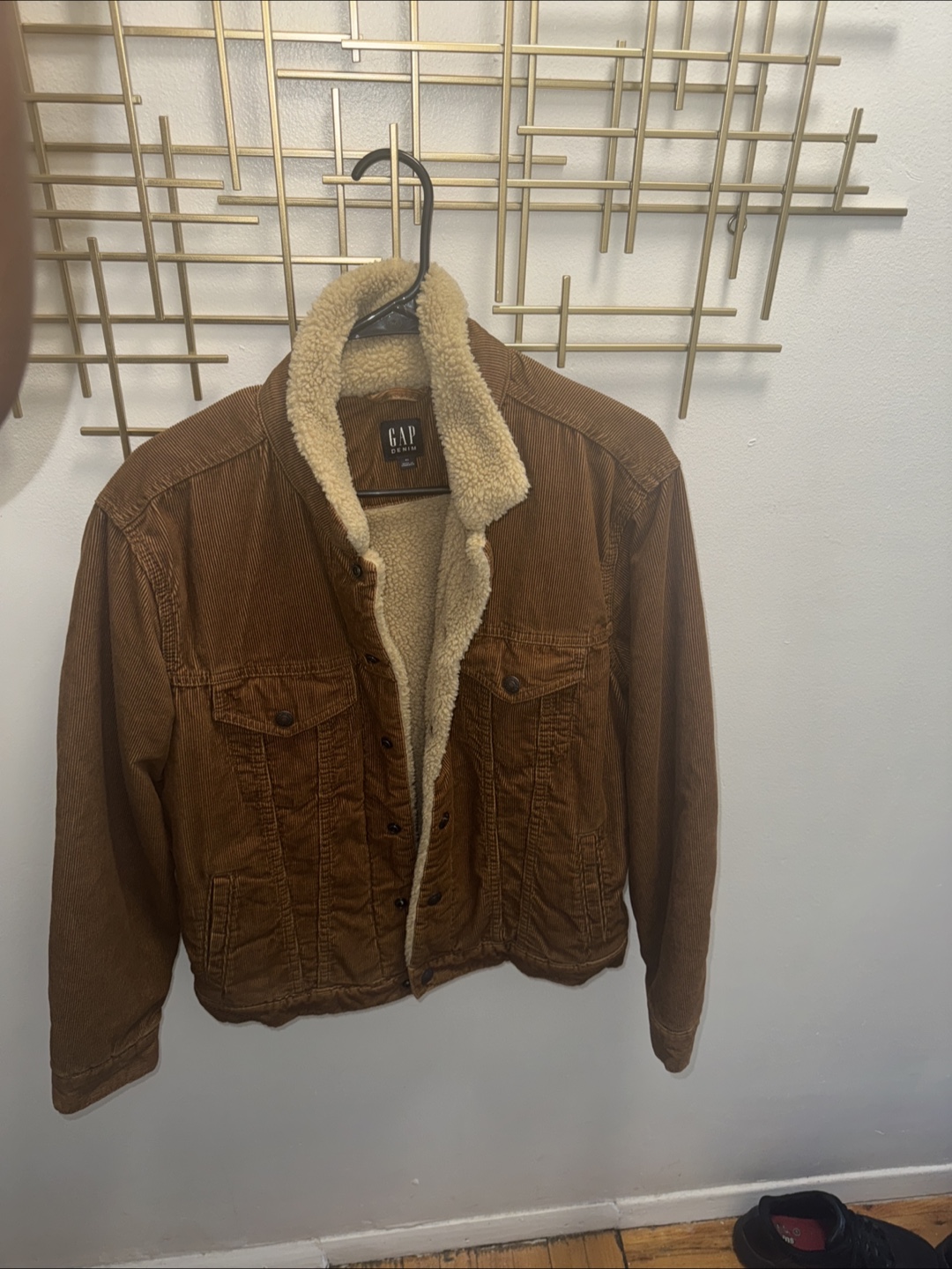 GAP Denim Sherpa Lined Corduroy Jacket - photo 4