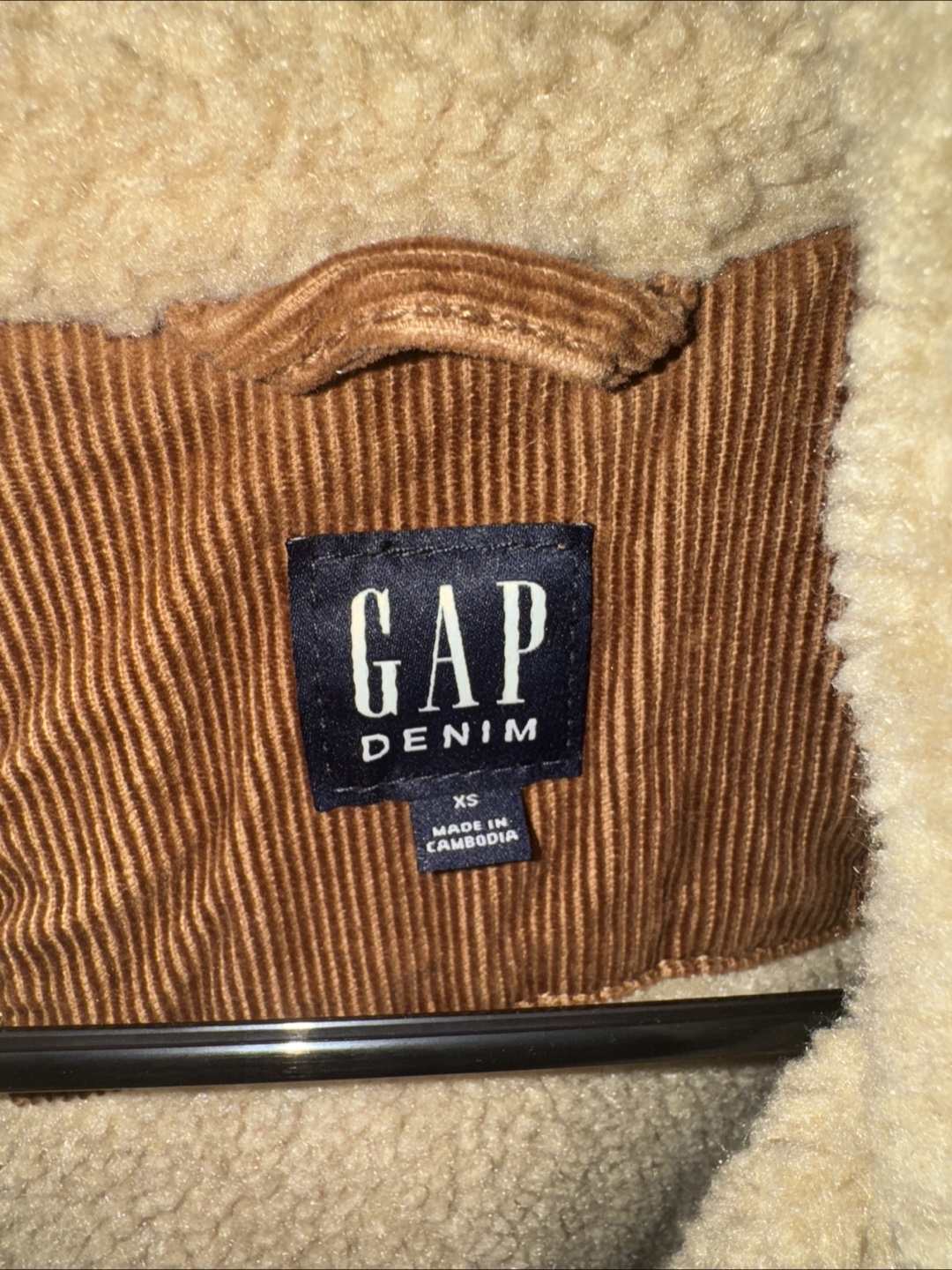 GAP Denim Sherpa Lined Corduroy Jacket - photo 2