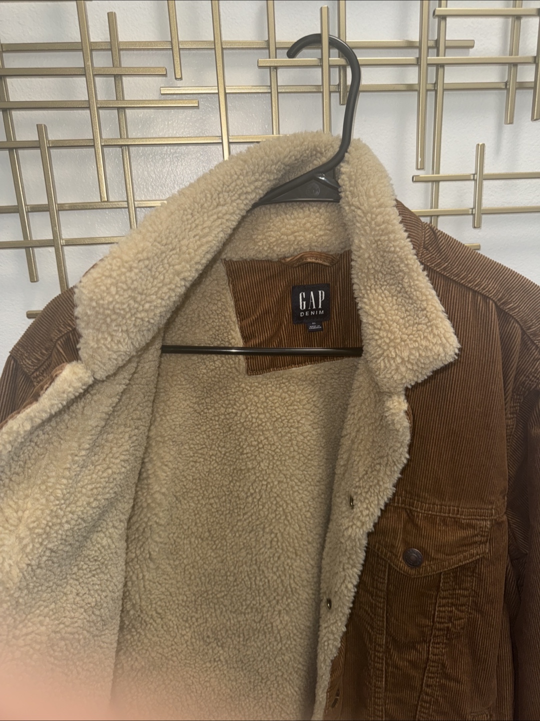 GAP Denim Sherpa Lined Corduroy Jacket - photo 3
