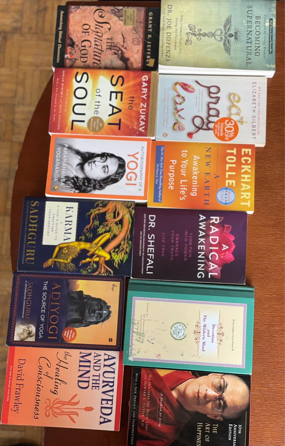 Collection of 12 Books on Spirituality and Self-Help
