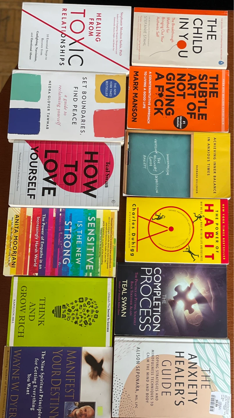 Assorted Self-Help and Motivational Books