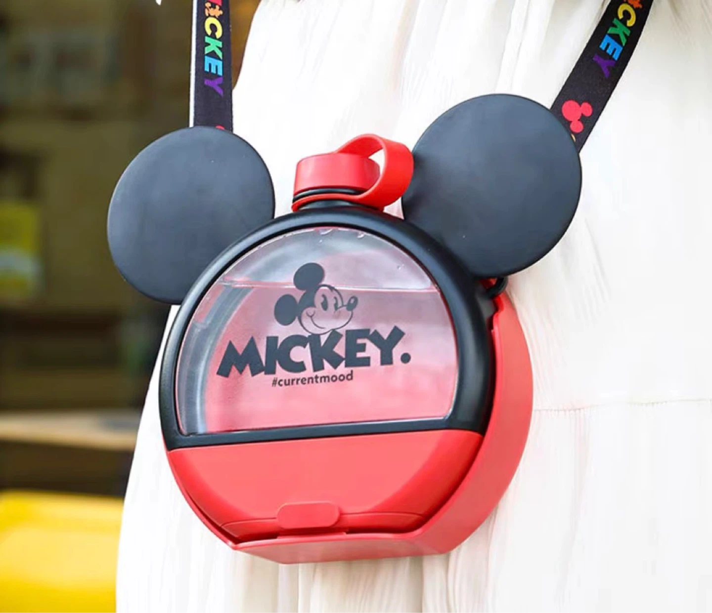 🌱 Mickey Mouse Dog Outdoor Water Bottle 🌱& Bowl