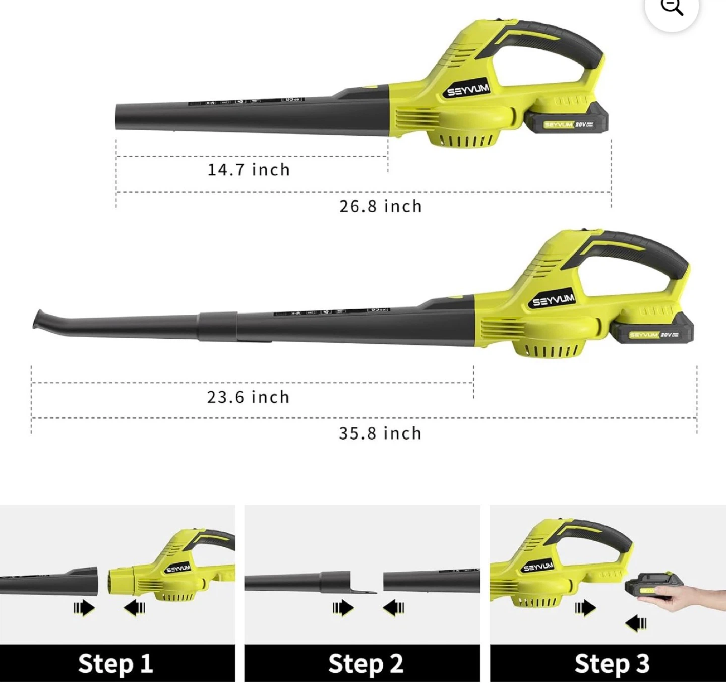 Brandnew 20V Cordless Leaf Blower - photo 4