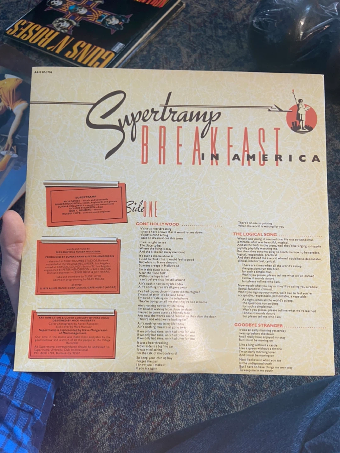 Supertramp Breakfast In America Vinyl Record - photo 5