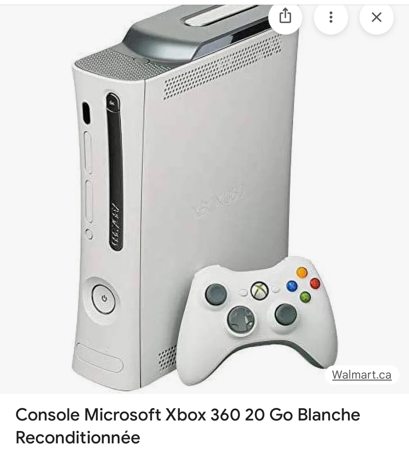 Microsoft Xbox 360 Console with Controller