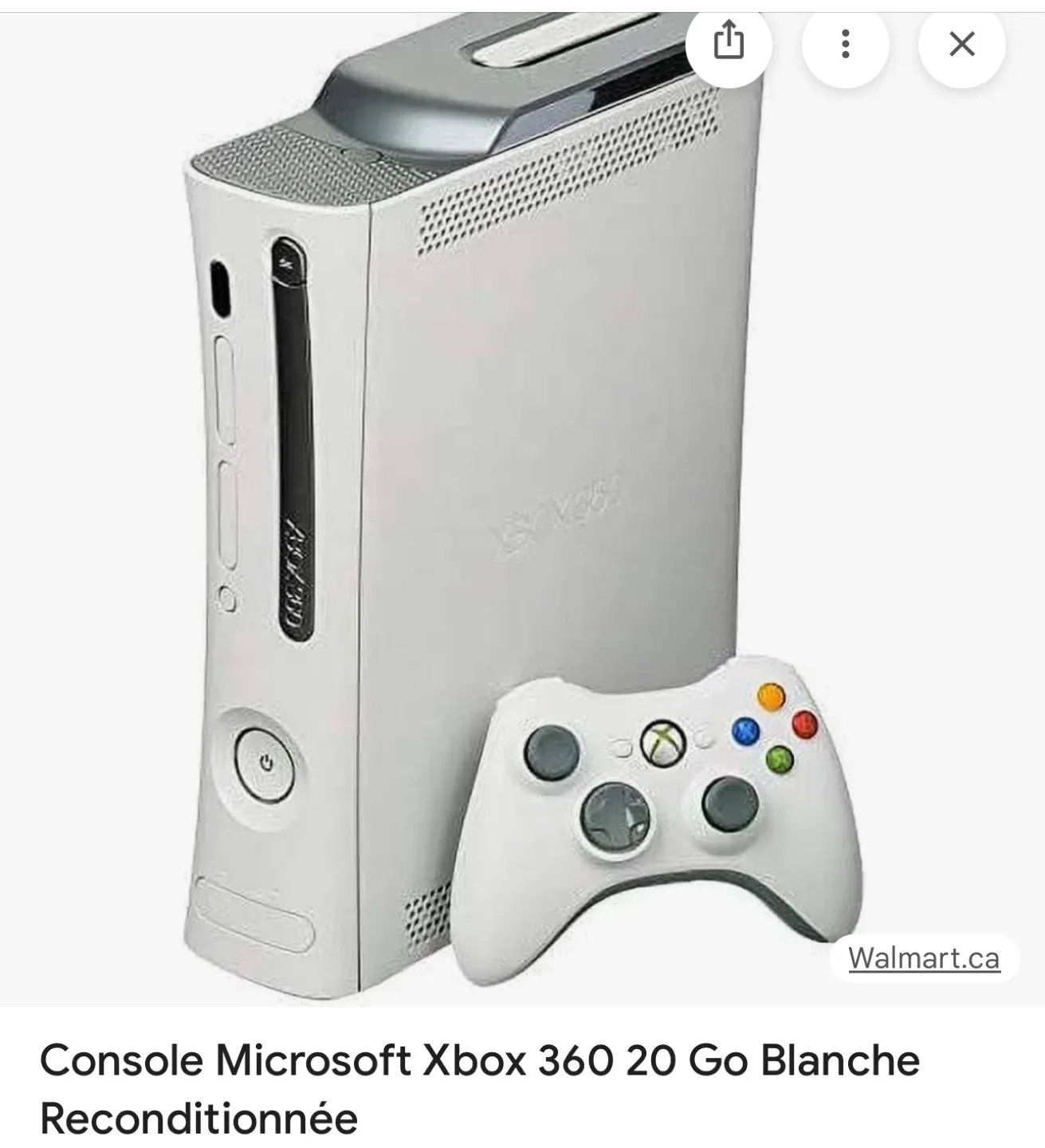 Microsoft Xbox 360 Console with Controller
