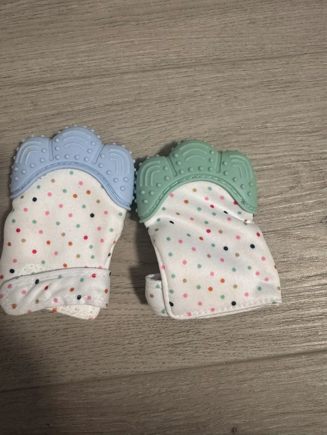 Baby Teething Mittens Set