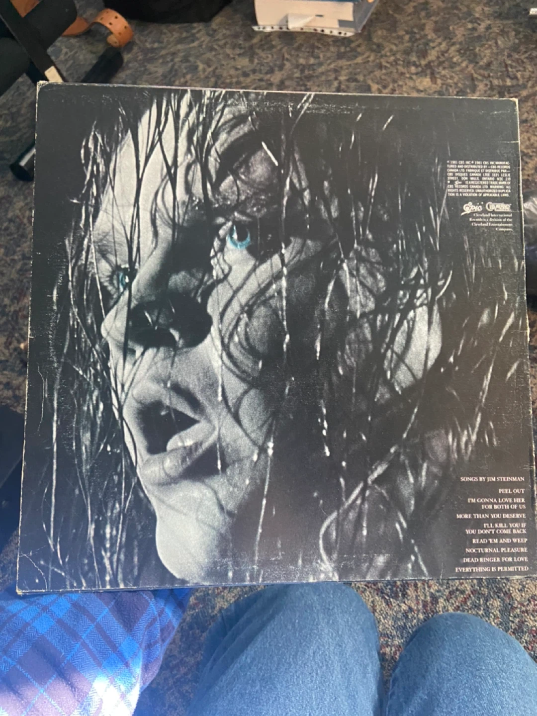 Meat Loaf - Dead Ringer Vinyl record 1981 - photo 2