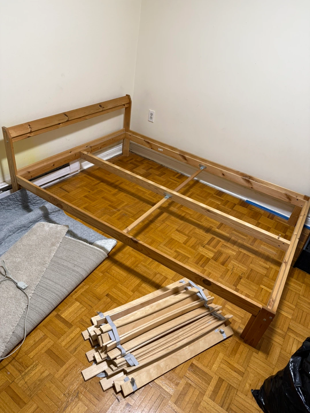 Free IKEA full-size bed frame.