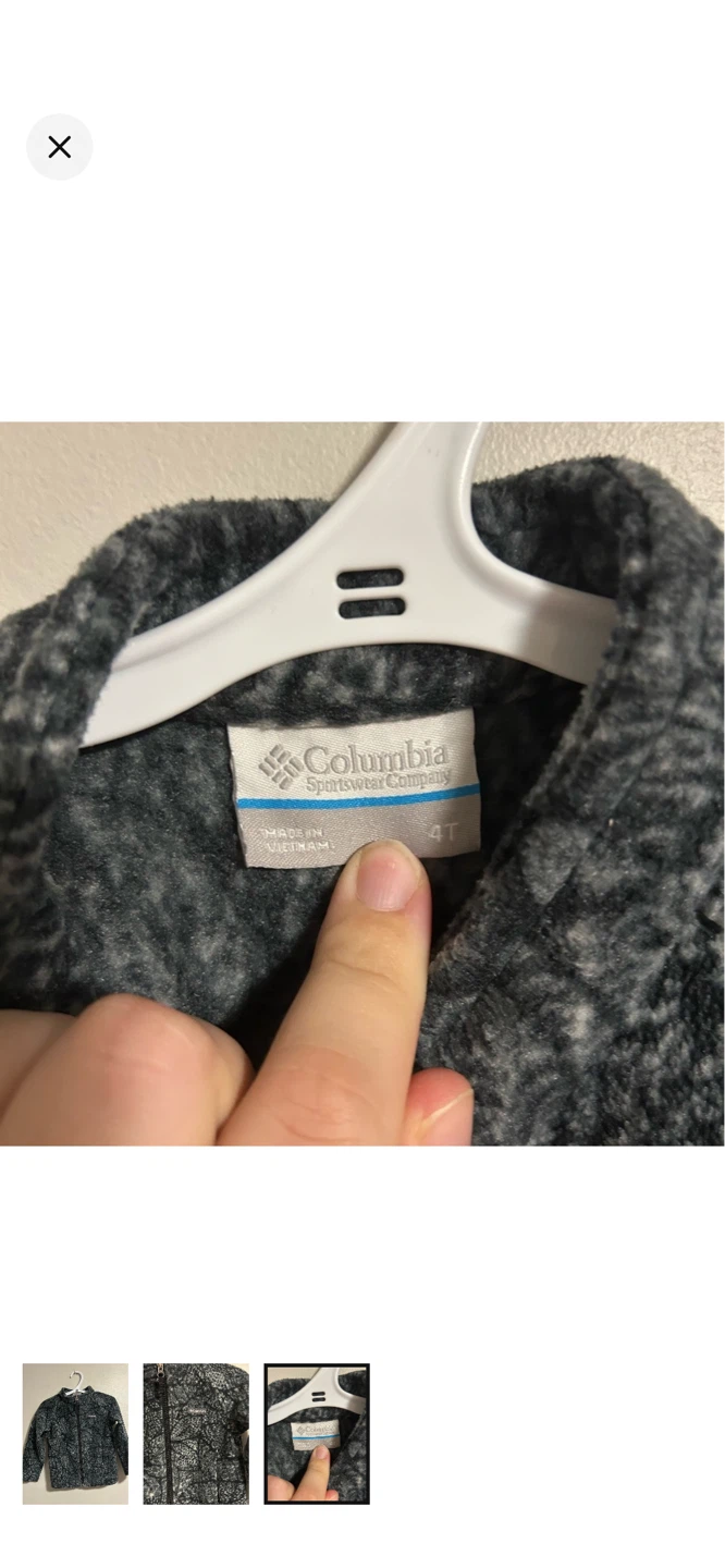 Columbia Fleece Jacket - Size 4T - photo 3