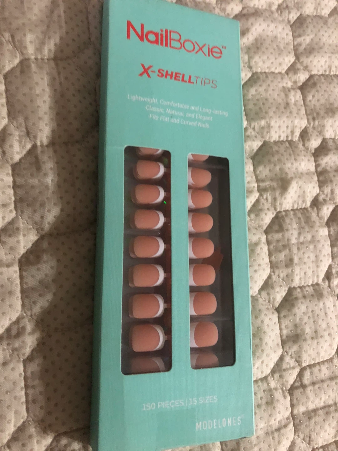 NailBoxie X-SHELLTIPS French Gel Nails 150 Pieces - photo 2