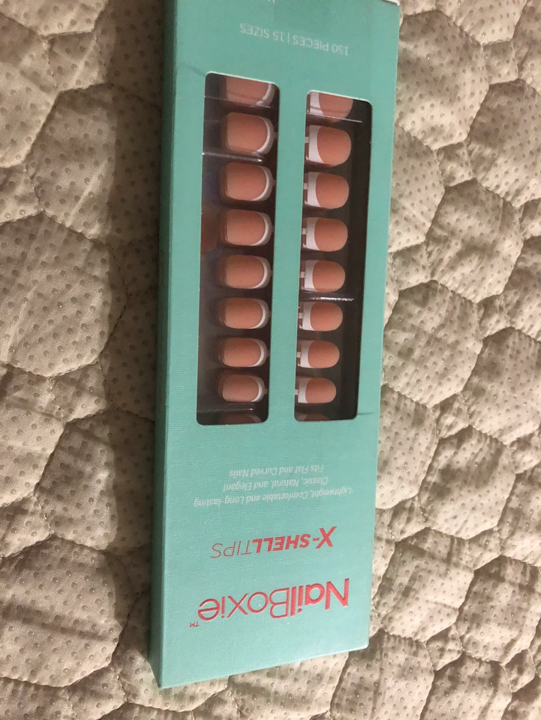 NailBoxie X-SHELLTIPS French Gel Nails 150 Pieces - photo 3