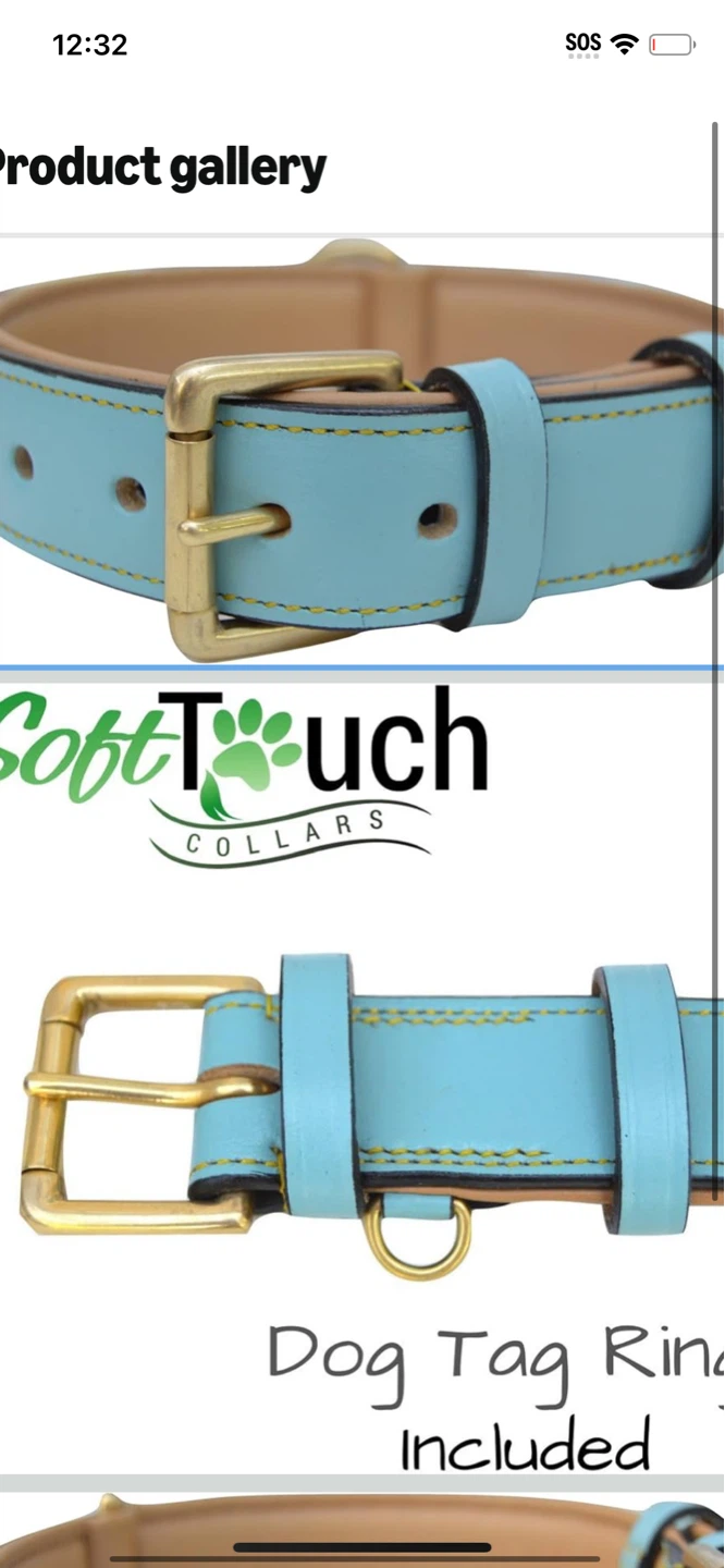 New Small Size Soft Touch Collars Dog Collar - photo 4