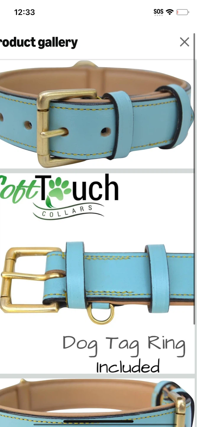 New Small Size Soft Touch Collars Dog Collar - photo 3