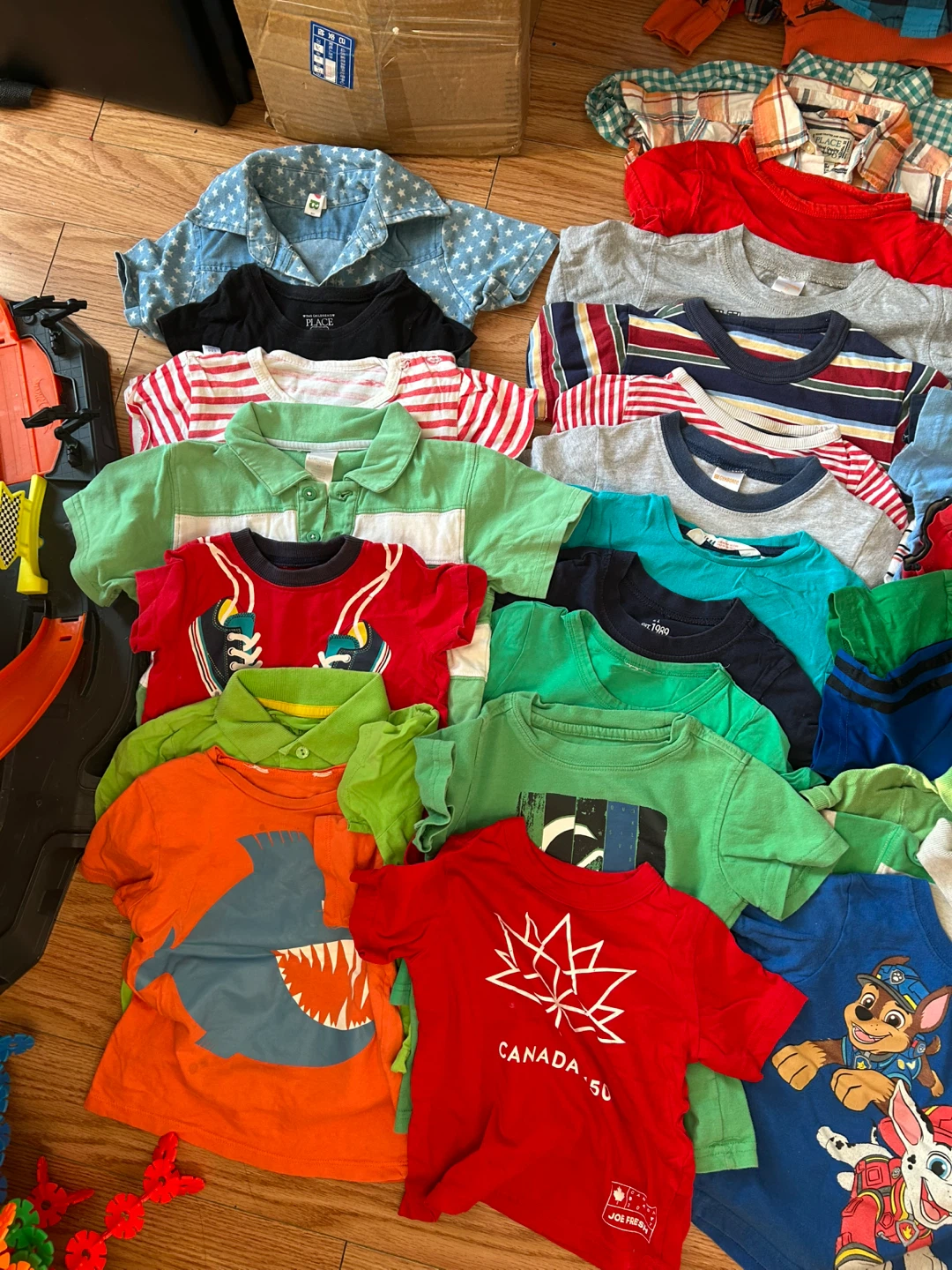 2T-3T 80pieces Bundle of Boys' T-shirts Shorts and Pants