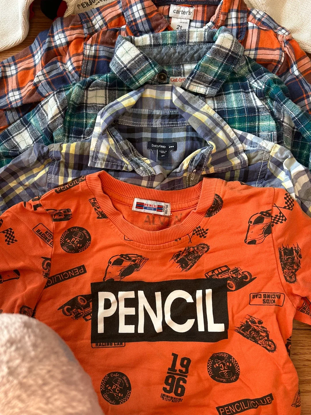 2T-3T 80pieces Bundle of Boys' T-shirts Shorts and Pants - photo 4