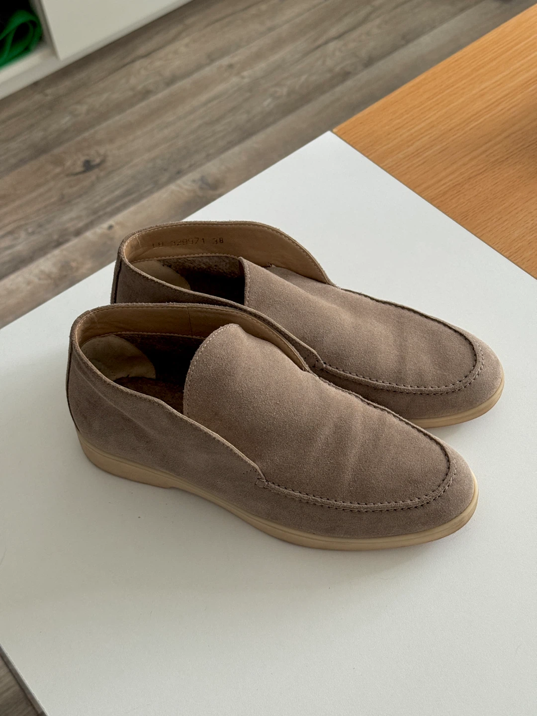 Genuine Suede Ankle Loafers - Size 38 - photo 3