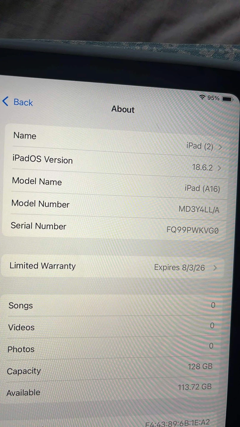 Apple iPad (2nd Gen) - 128 GB - photo 5