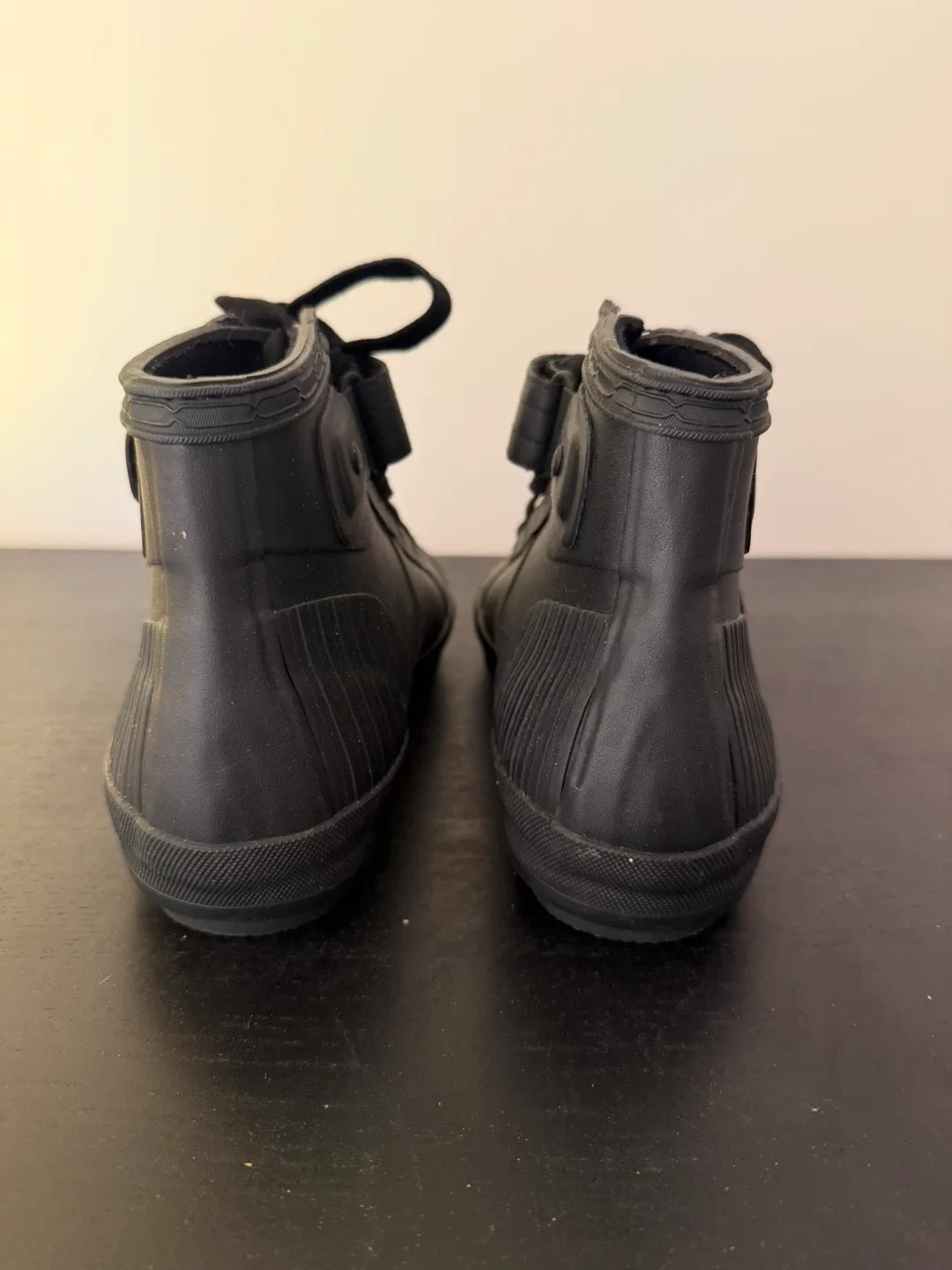 Hunter Black Rubber High-Top Sneakers - photo 2